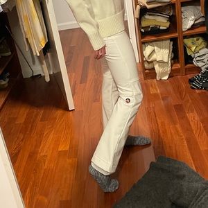 Fusalp white ski pants size 34
